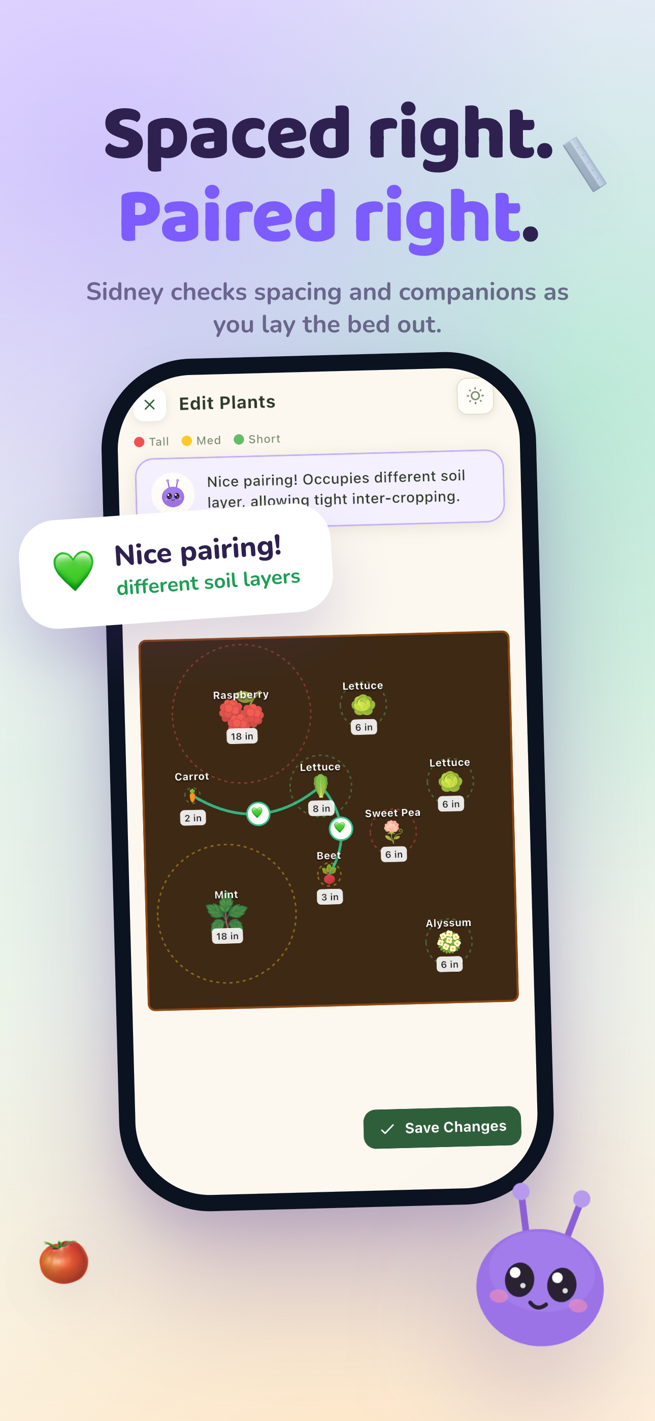Mali screenshot — Spacing & companions